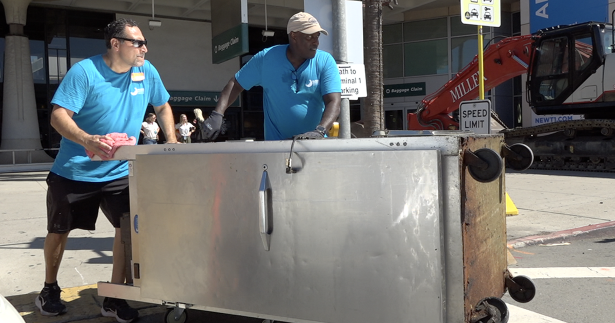 San Diego airport donates old Terminal 1 items before demolition