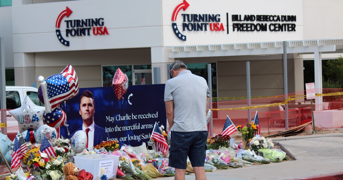 Turning Point's Arizona State University chapter plans Charlie Kirk vigil for Sept. 15
