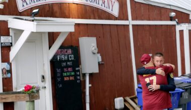 Suspect held in waterfront bar shooting that left 3 dead in North Carolina : NPR