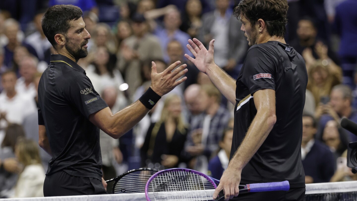 Djokovic does a 'KPop Demon Hunters' dance at the US Open