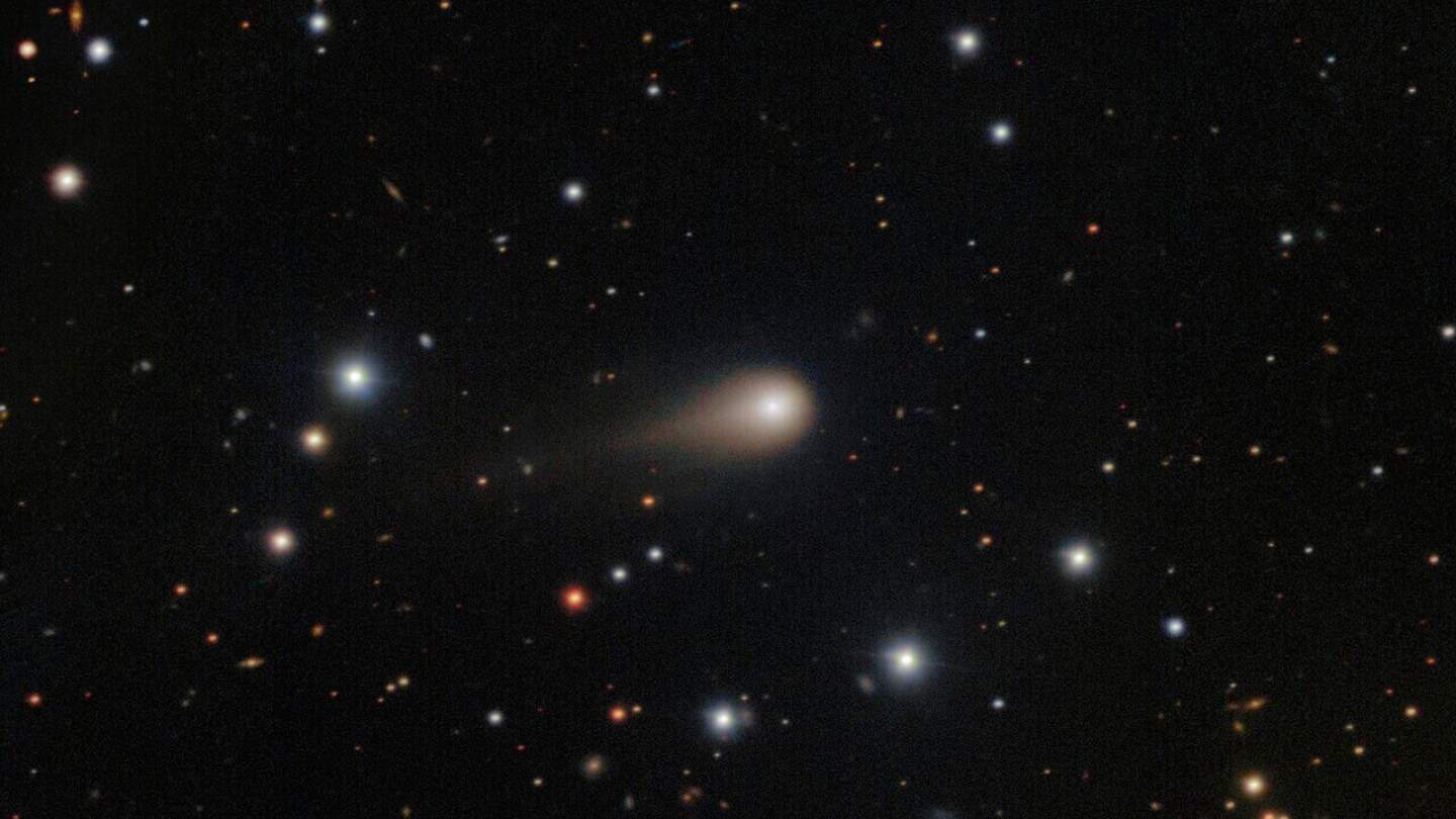 The interstellar comet known as 3I-Atlas has a growing tail
