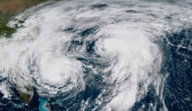 Hurricanes Humberto and Imelda charge toward Bermuda
