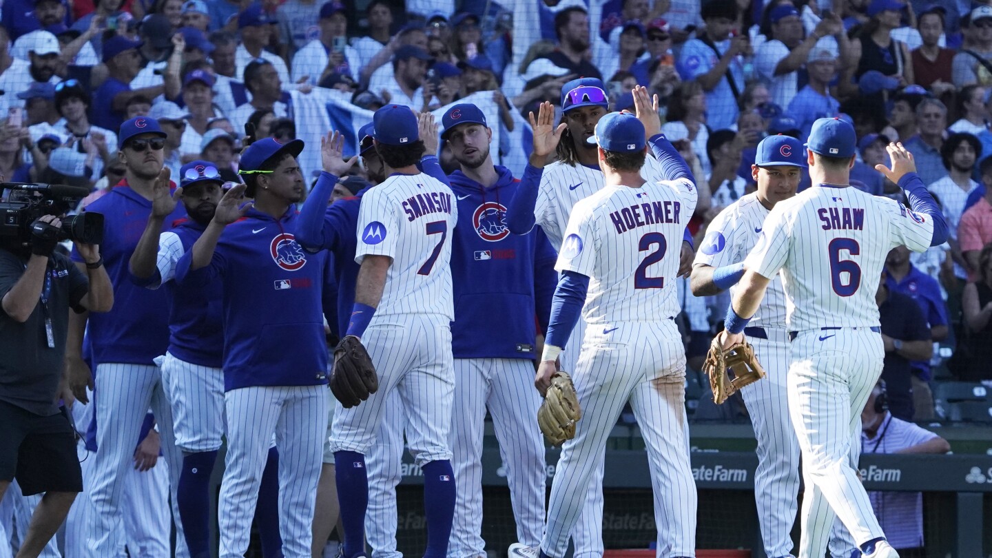 Nico Hoerner's 3 RBIs lead Cubs to 4-3 win over fading Rays