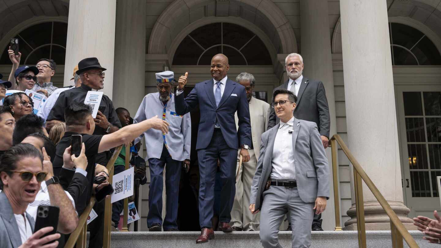 Eric Adams insists he won't exit the New York City mayor's race