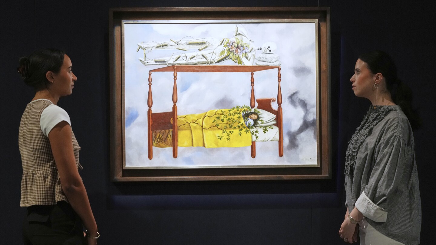 Frida Kahlo portrait could sell for $60 million and shatter records at Sotheby's