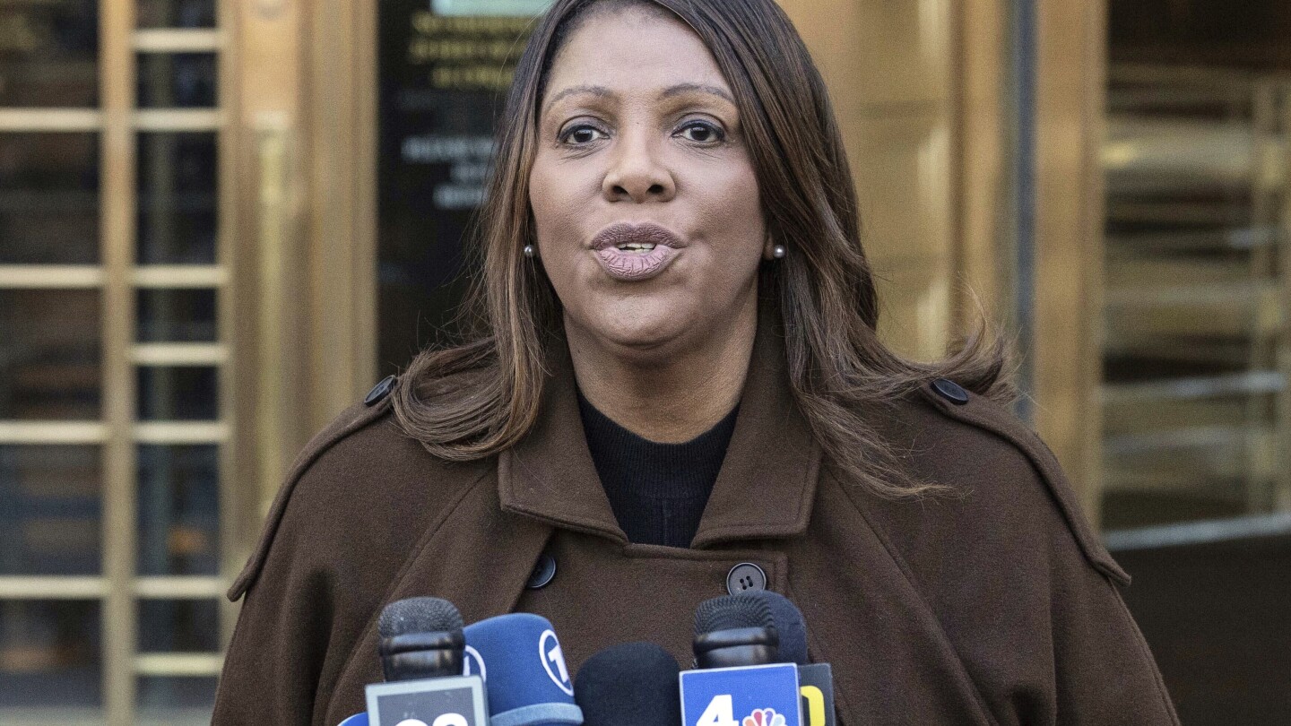 Trump's US attorney under pressure to charge Letitia James