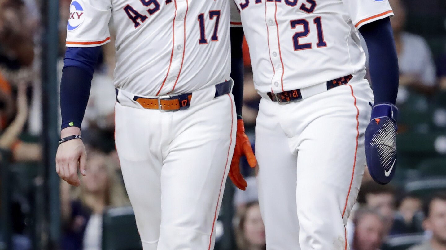 Astros hold off Rangers 6-5 to keep pace in AL West and improve wild-card position
