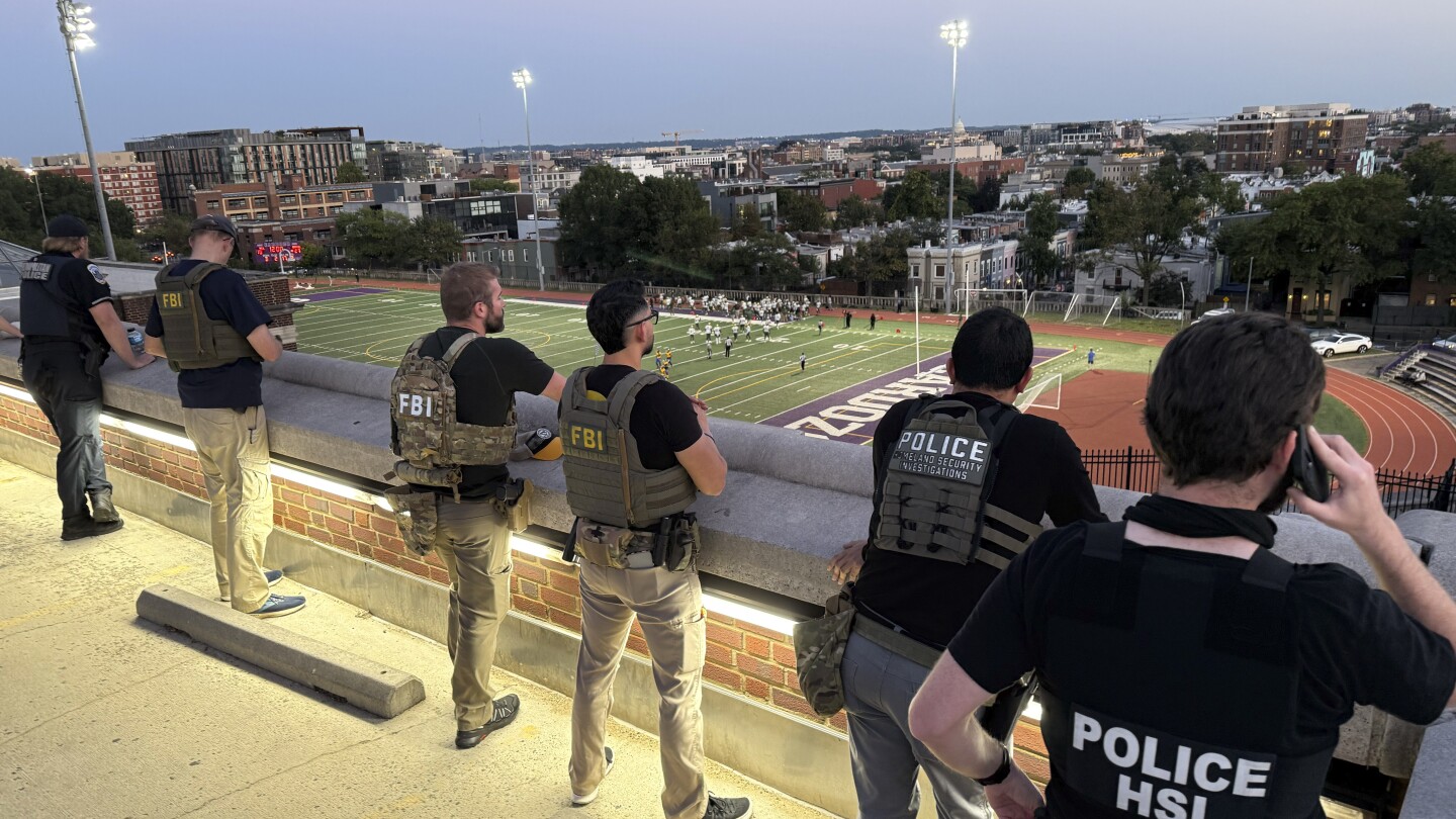 Trump threatens to take over Washington police again over ICE enforcement