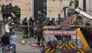 Lisbon funicular derails, killing 15 people and injuring 18