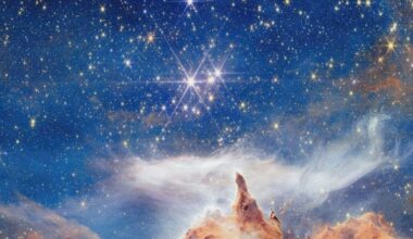 Newborn stars dazzle in NASA's Webb Space Telescope image of the Lobster Nebula