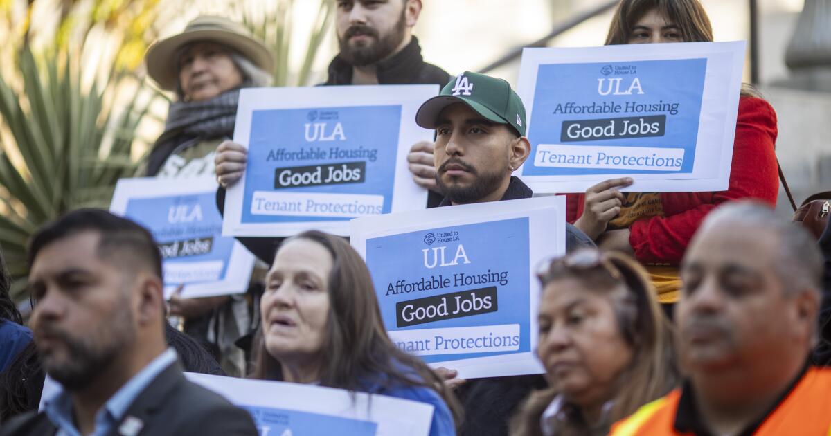 Looking to boost housing construction, lawmakers seek to overhaul L.A.'s 'mansion tax'