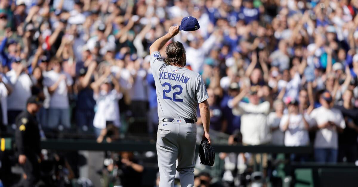 Clayton Kershaw caps off legendary career with a win over Mariners