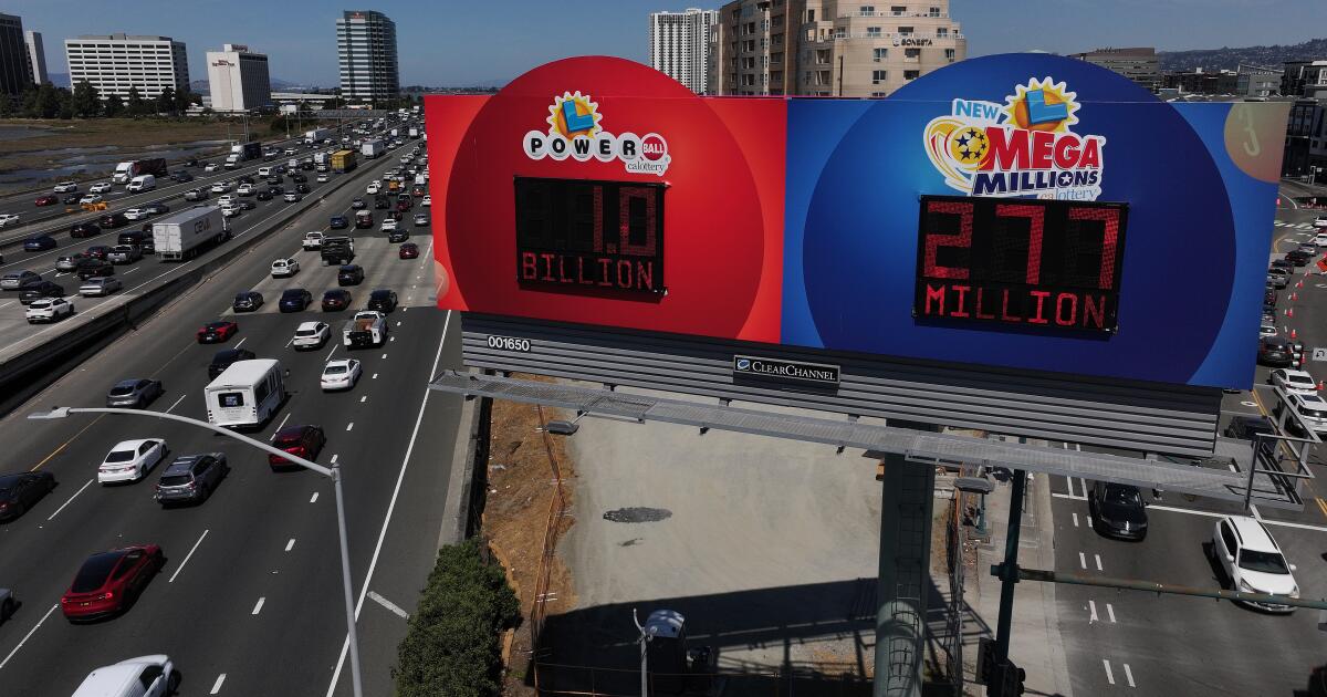 Powerball ticket worth $1.3 million sold in L.A. as jackpot swells to fifth largest ever