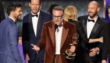 'The Studio' wins Emmy for best comedy, beating 'Hacks,' 'The Bear'