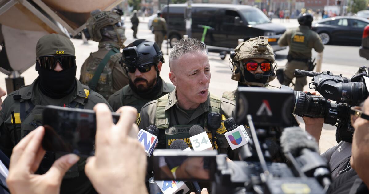 Trump’s chief Border Patrol agent testifies in protester assault trial