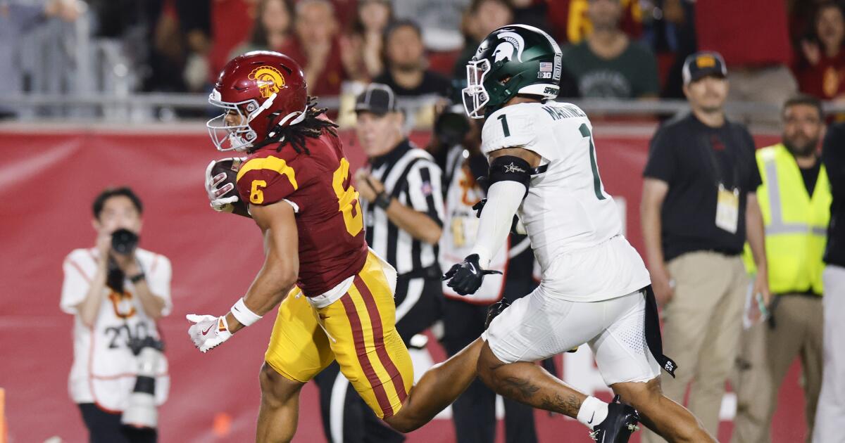 Makai Lemon and USC defeat Michigan State to remain unbeaten