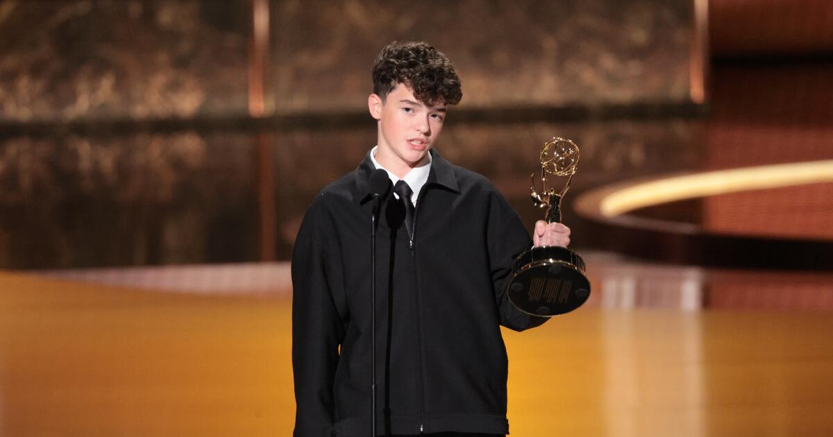 Owen Cooper wins Emmy for supporting actor in limited series