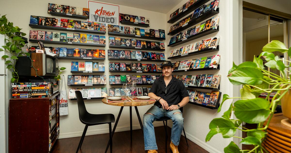 Filmmaker transforms L.A. apartment into kitchen video store