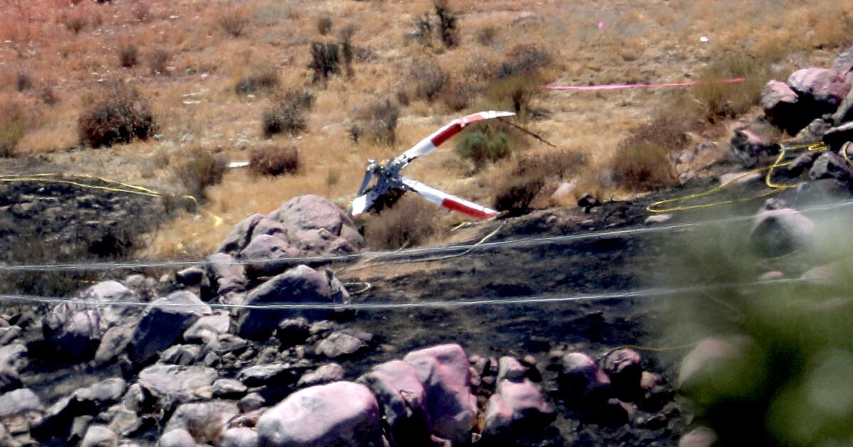 Unauthorized dive is behind fatal California helicopter crash