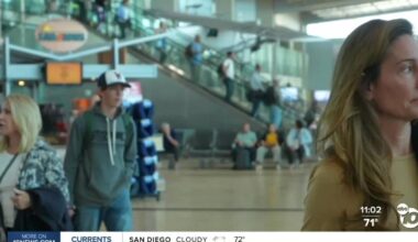 Crowds pack San Diego International Airport for Labor Day travel