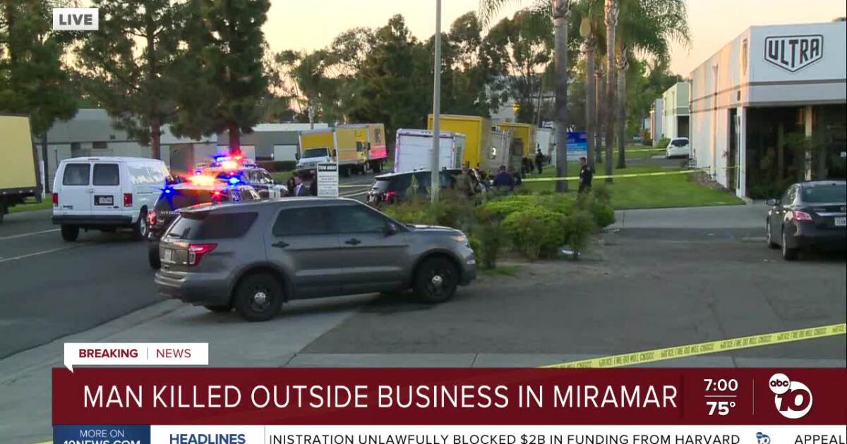 Man shot, killed in Miramar Wednesday; suspect on the loose