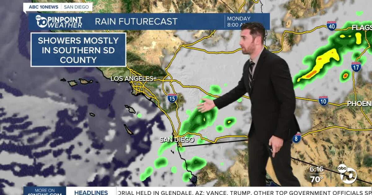 Slight chances of showers to start fall