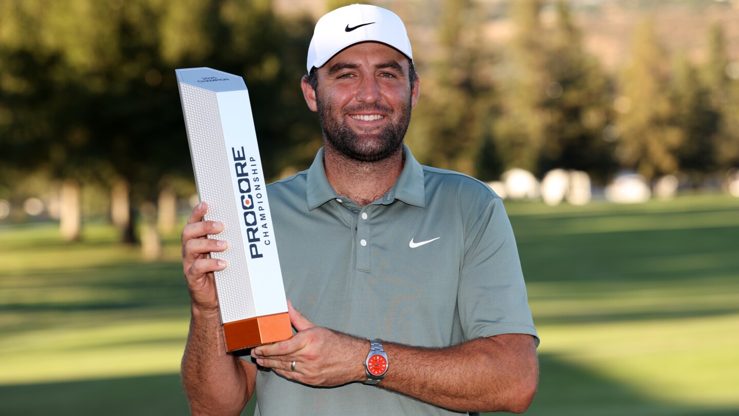 Scottie Scheffler turns Ryder Cup prep into sixth win of the season at Procore Championship