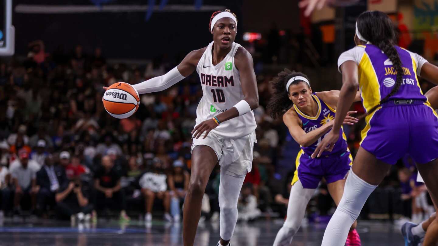 Dream beat the Sparks 86-75 to move into sole possession of second place in the WNBA standings