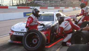 NASCAR suspends 2 of Denny Hamlin's pit crew for wheel violation at Bristol