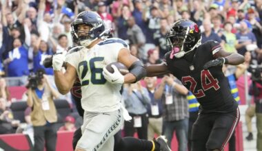 Seahawks-Cardinals Week 4 injury report: Some good news on Zach Charbonnet