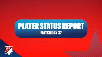 MLS Player Status Report: Matchday 37 (Saturday, September 27 & Sunday, September 28)