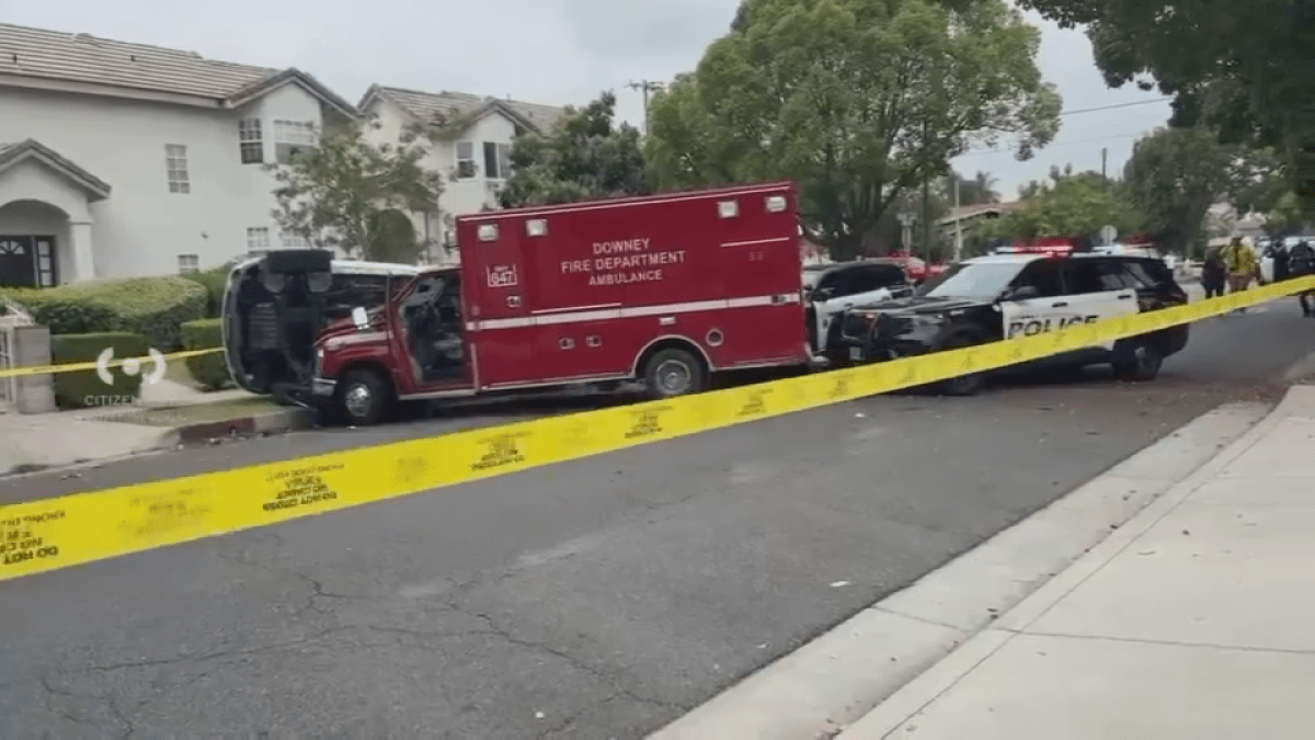 Man stabbed to death in Downey; ambulance stolen during response – NBC Los Angeles