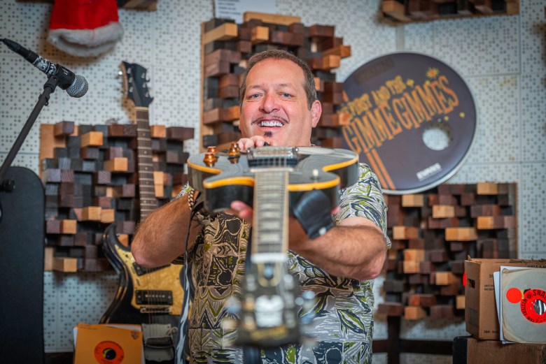 John Reis, at his home in South Park, helped define an era of San Diego music in Drive Like Jehu, Rocket from the Crypt and Hot Snakes. 