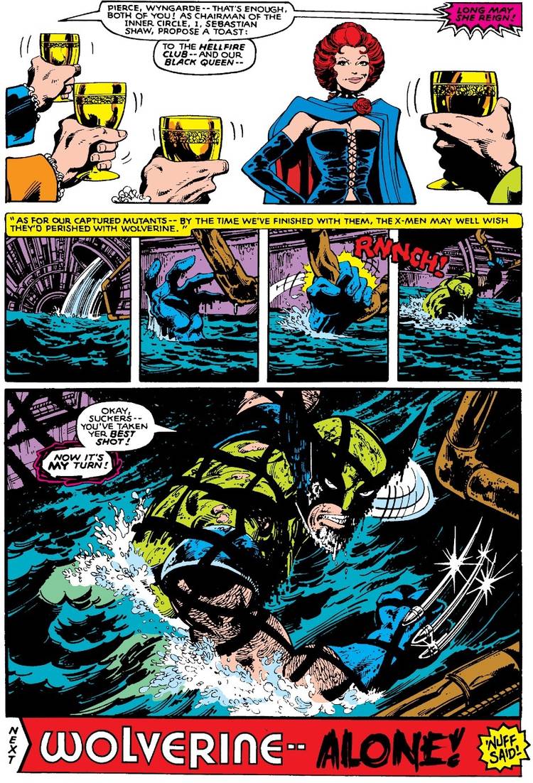 Wolverine vows revenge on the Hellfire Club