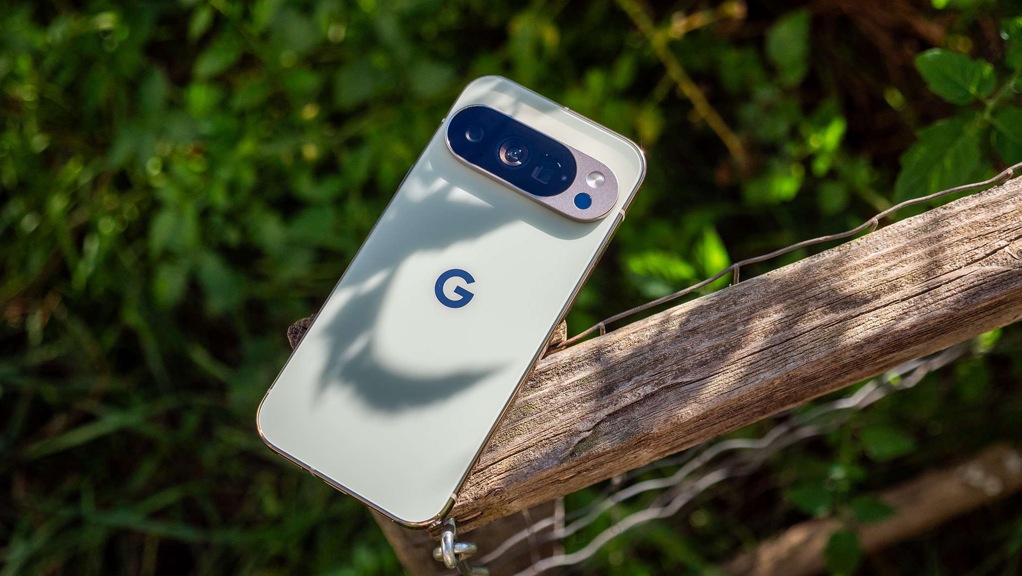 The back of the jade Google Pixel 10 Pro