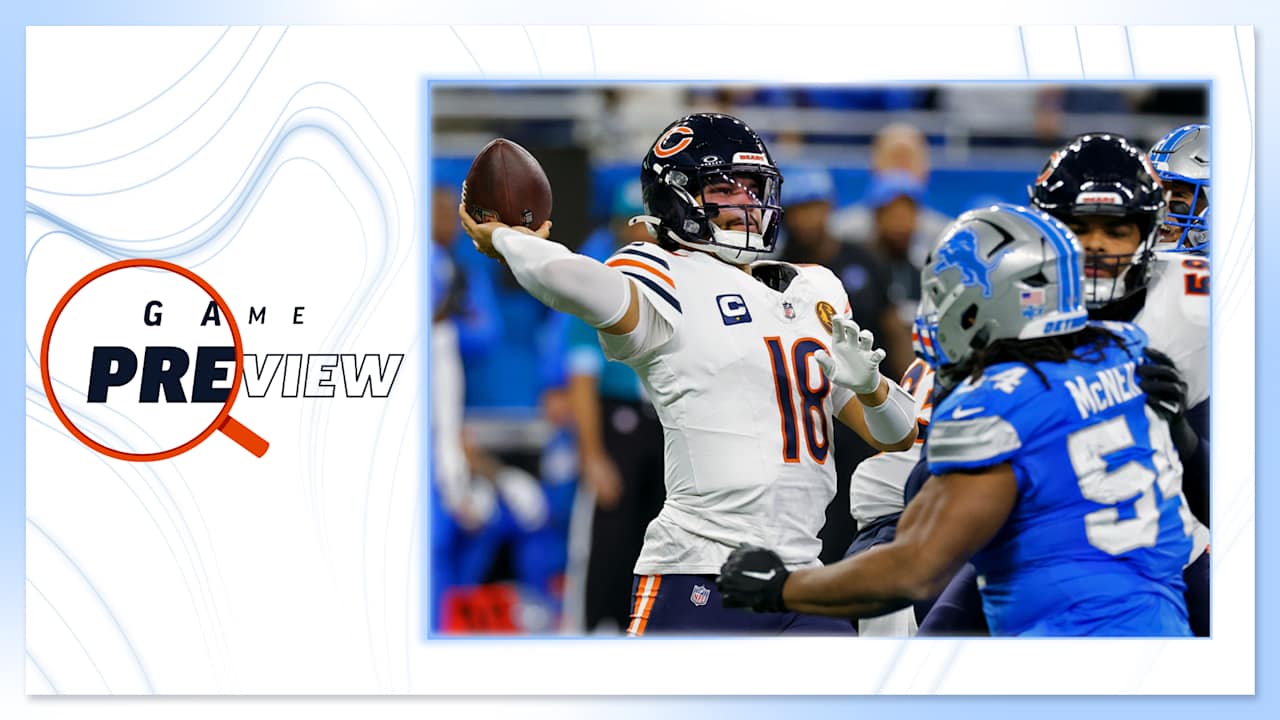 Game Preview: Bears at Lions