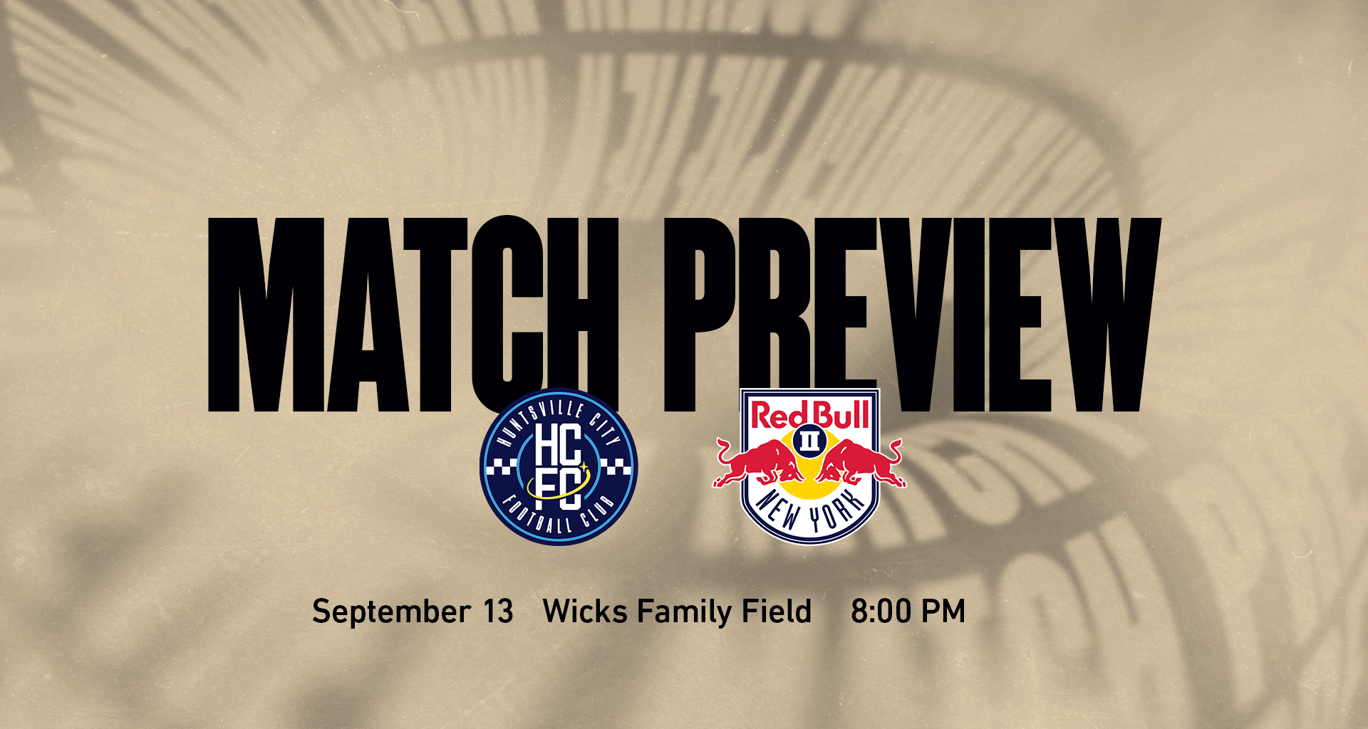 MATCH PREVIEW: New York Red Bulls II Travel to Wicks Family Field to Face Huntsville City FC on Saturday, September 13
