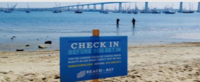 Sewage contamination advisories