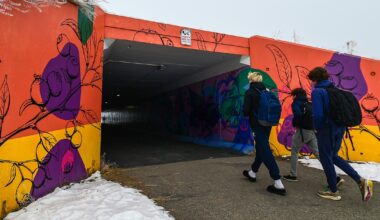 Mural adorning North Kalispell pedestrian tunnel erased after years of attracting offensive graffiti