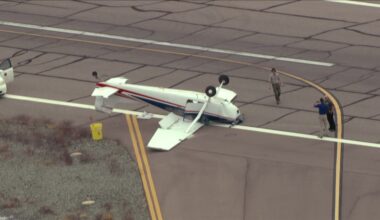 Small plane crashes at airport in north Phoenix