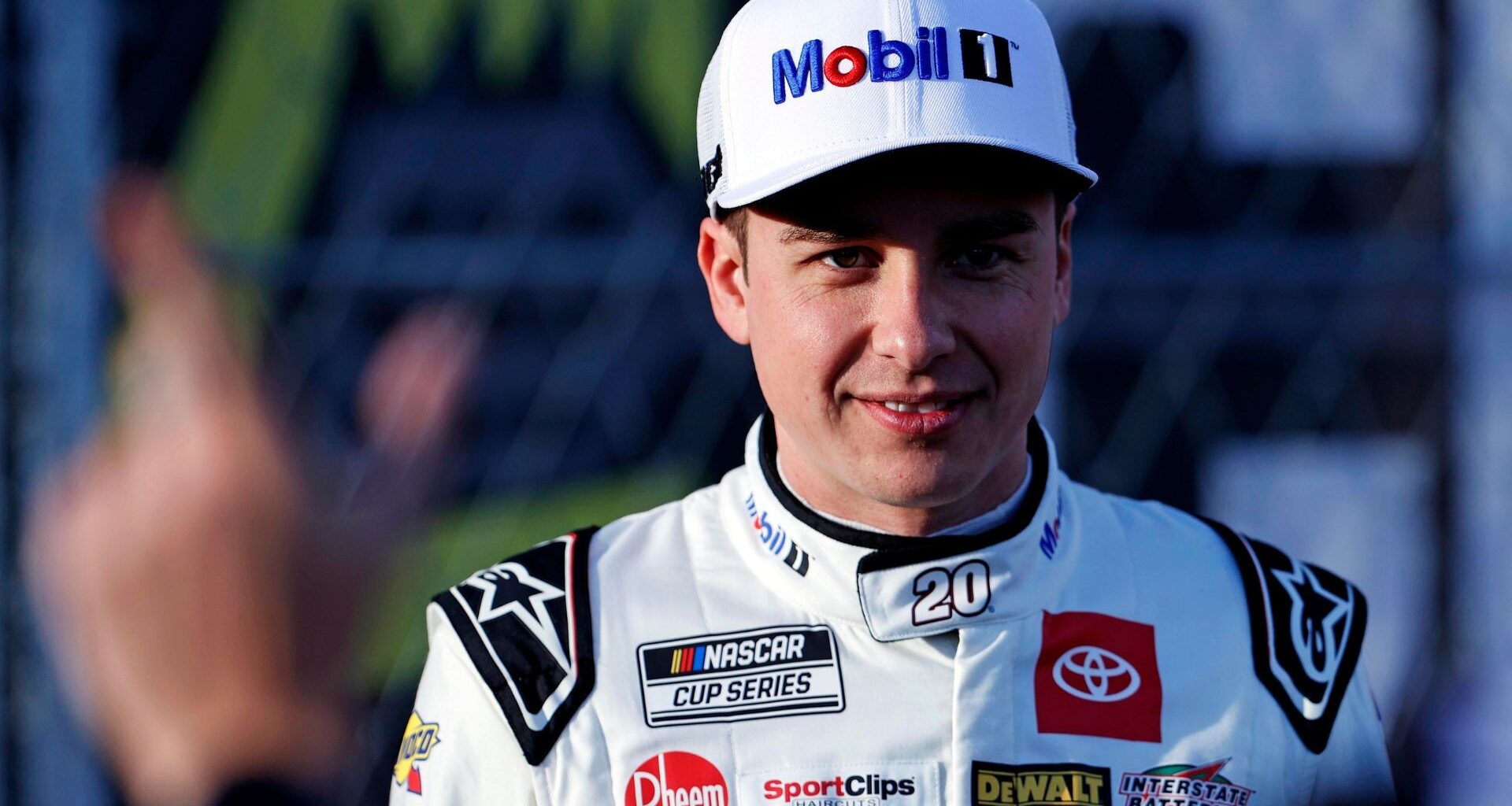 NASCAR Cup Series driver Christopher Bell (20) during qualifying for the Pennzoil 400 at Las Vegas Motor Speedway.