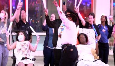 "Good Night Lights" brings joy to kids at Shriners Hospital for Children in Philadelphia