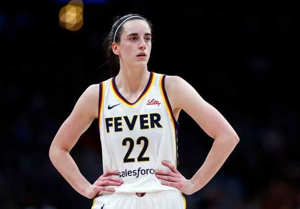 Caitlin Clark playing for Indiana Fever
