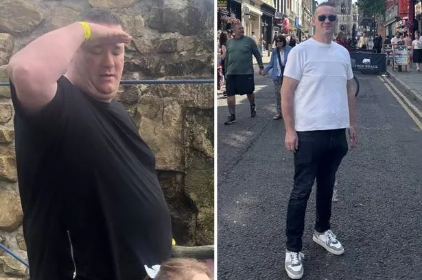 Martin Fletcher has shed almost half his body weight after taking up a certain form of yoga