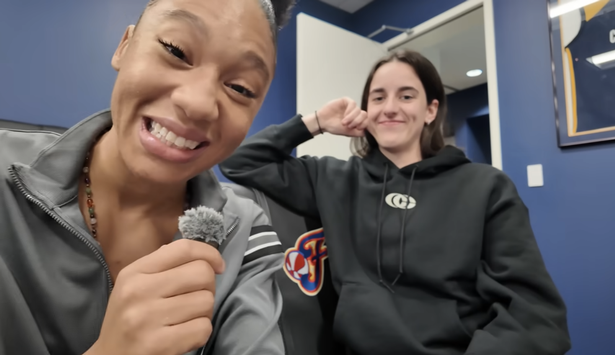 Aerial Powers interviewed Caitlin Clark before leaving the Fever for the offseason