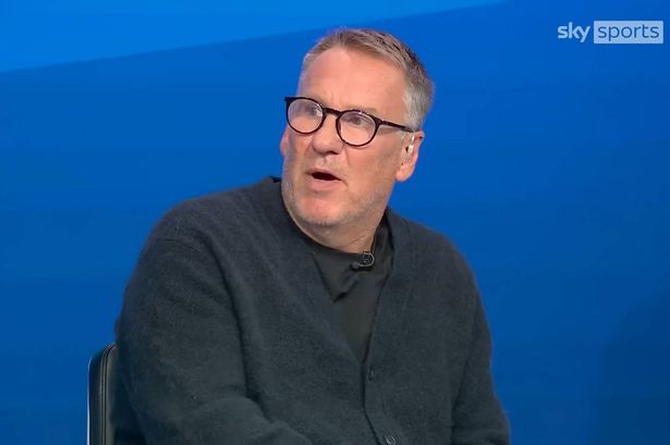 Paul Merson speaking on Sky Sports