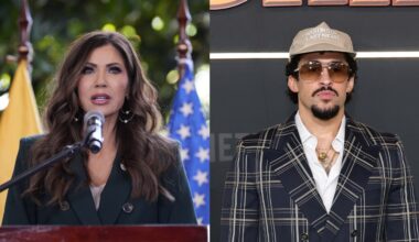 Kristi Noem and Bad Bunny