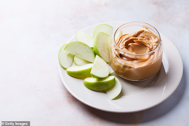 Struck by fatty cravings? Grab a spoonful of nut butter with an apple