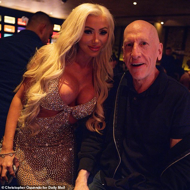 Contino attended Tao Las Vegas's 20th anniversary party, where Buxom Playboy cover model Leah Speake broke away from her table to cozy up to the Sin City icon