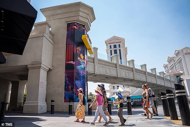 Las Vegas's decline could be attributed to a lower demand for in-person gambling, thanks to an increasingly digitized world